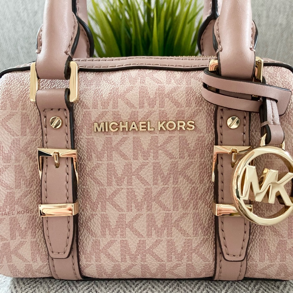 Michael Kors Bedford Legacy Extra-Small Logo Duffle Crossbody Bag - Picture 12 of 15